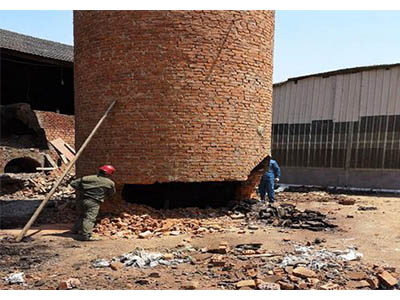 磚煙囪人工拆除